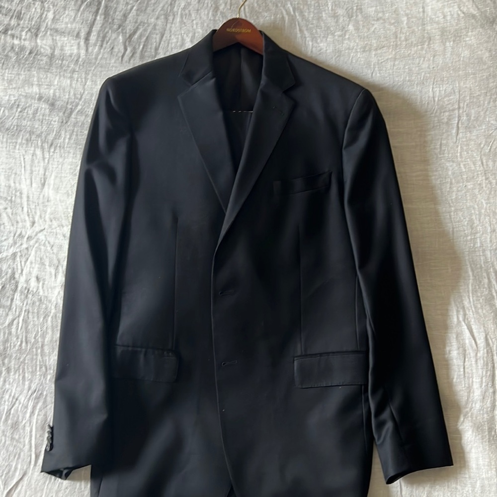 Hart Schaffner Marx Black Wool Suit (purchased at Nordstrom)